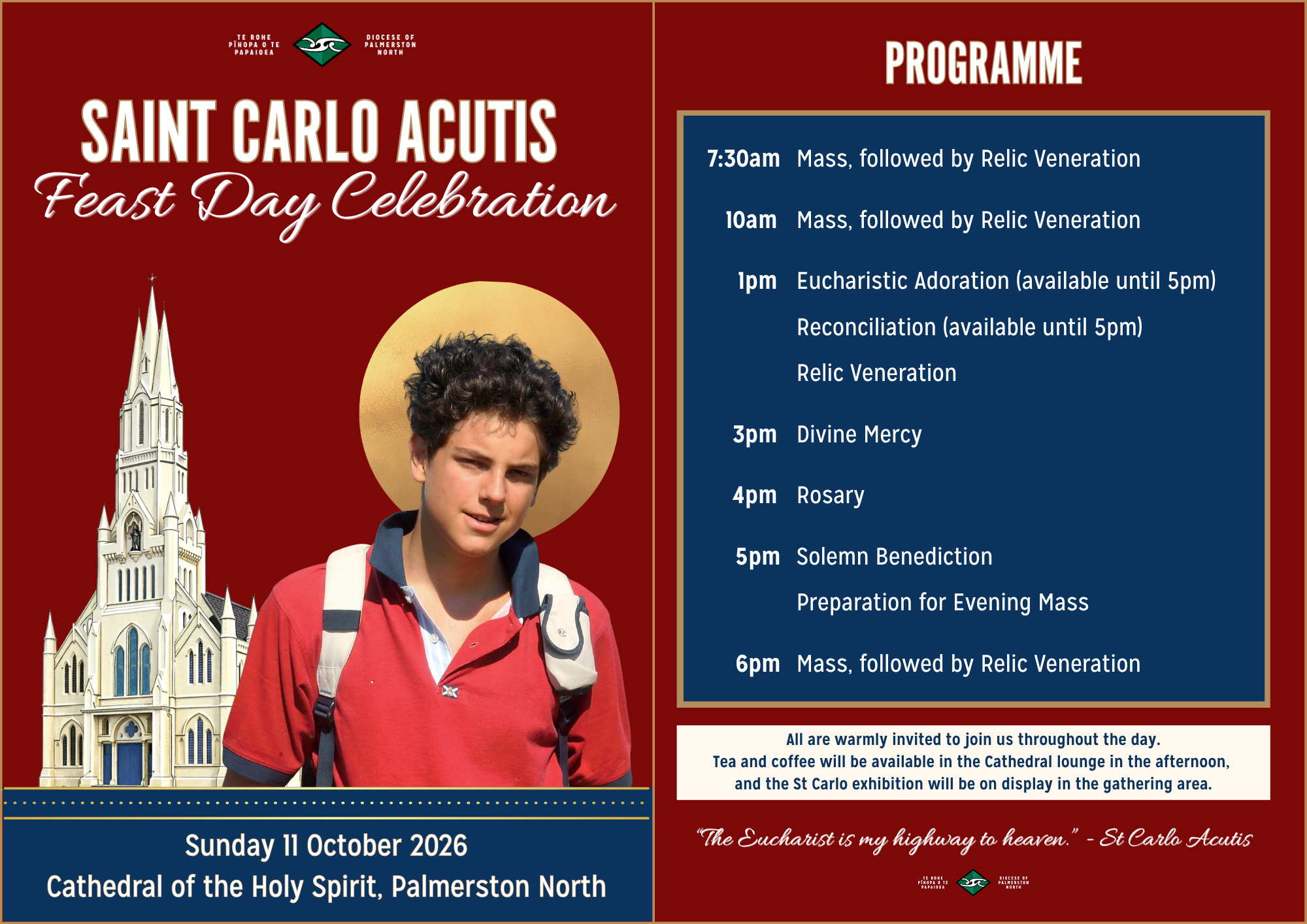Carlo Acutis Feast Day Celebration